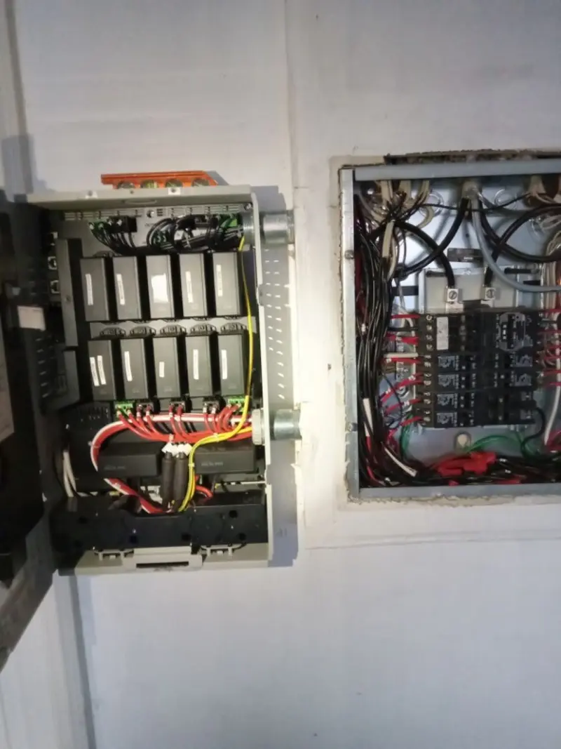 Electrical panel upgrade completed for Ring Doorbell Installation in Overisel
